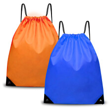YONEEKSS 2 Pack Drawstring Bags, PE Bags Drawstring Gym Bag for Kids Adults, String Swimming Bag Trainer Bag, Personalised Drawstring Backpack bag for