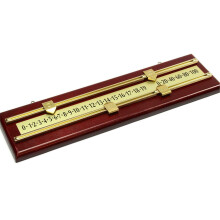 Quality Mahogany Finish Wooden 2 Player Snooker Scorer Scoreboard Brass Rails