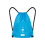 Zoggs Zoggs Unisex Sling Bag Drawstring Rucksack, Blue, One Size UK 1