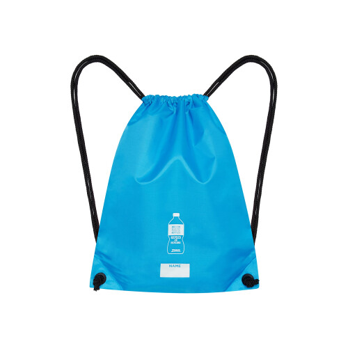 Zoggs Zoggs Unisex Sling Bag Drawstring Rucksack, Blue, One Size UK