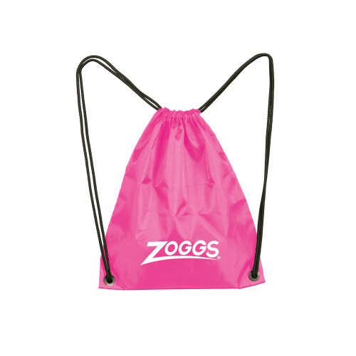 Zoggs Zoggs Unisex Sling Bag Drawstring Rucksack, Pink, One Size UK
