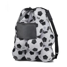 OrgaWise Extra Large Football Bag for Balls with Non-Slip Pad(10-15Balls) (Pocket, 30"x40")