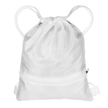 sourcing map Drawstring Backpack Bag 14.6" x 17.9" Oxford Cloth Bulk Cinch Sack Unisex Waterproof Draw String Back Sack with Zipper Pockets for Sports