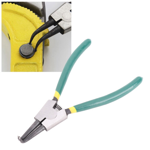 Snap Ring Pliers External Bent Clip Tool Spring Loaded Handle Hand Tool 1