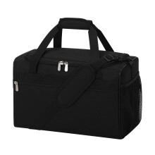 ZZY 20L Small Gym Bag Holdall - 40x30x20 Ryanair Cabin Bag, Underseat Carry On Travel Duffle, Sports Duffel Bag for Fitness, Travel, Workout (Black)