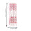 Sheer Floral Peony Curtains with Rod Pocket, 1 Panel, 39.37 2