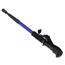 Blue Telescopic Walking Stick for Elderly Hiking Portable & Adjustable