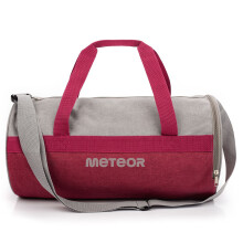 meteor Gym Duffel Cabin Holdall Bag - Lightweight Sports Luggage with Shoe Compartment, Shoulder Strap, Underseat Hand Size for Travel Workout Weekend