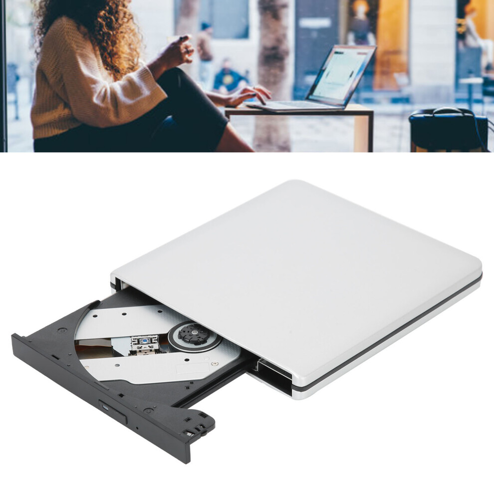 High-Speed Usb3.0 External Dvdrw Drive - Portable Optical Disc Rewriter Black 9461391853308