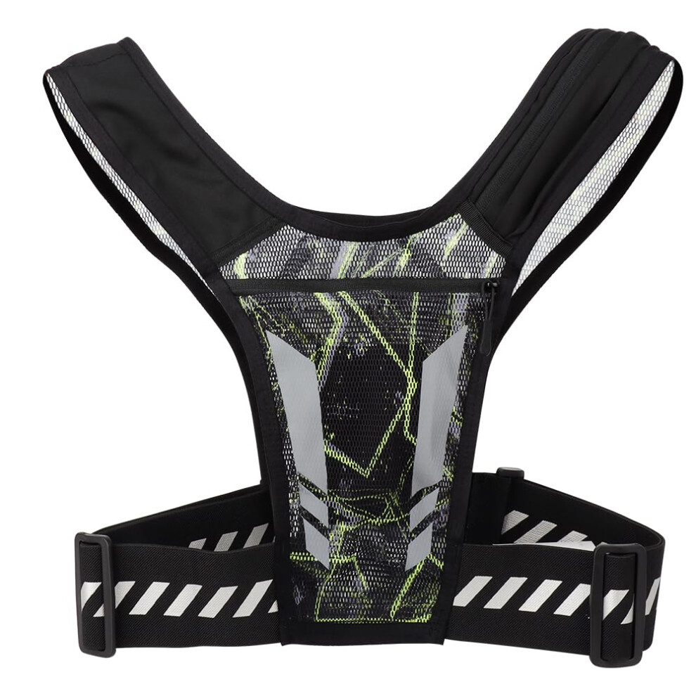 Fidwall Running Phone Holder For Vest, Chest Pocket, Weight And Training, Key Clip, Strap, Waterproof, Reflective, Men And Women,Standard Light 5051224241804