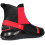 Sneakers Arda Barr Splicing Leathar Frithchaiteach Dubh Dearg 5
