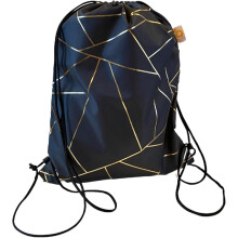 BundleBean - Drawstring Bag - Universal Fit - Great as a PE, Sports, Gym or Swimming Bag - Perfect for Holidays (Geometric)