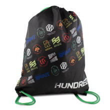 Hy-Pro Officially Licensed The Hundred Cricket Tournament Gym Bag - Lightweight Drawstring Gym Bag, Ideal For Sports, Adults & Kids
