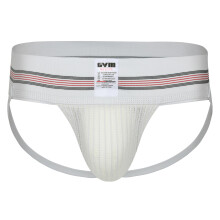 GYM mens 3" Wide Band Classic Athletic Supporter, White, XX-Large