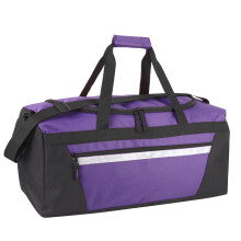 40 Litre, 22 Inch Duffle Bag for Women Men Travel; Large Duffel Bag with Shoulder Strap, Sections (Purple)