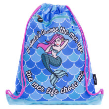 Fringoo - Kids Drawstring Bag - Front Zipped Pocket - Large Capacity Drawstring Bag - PE Bag - School - Gym - Swim - Mer-Life Design