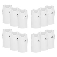 FIBOGOUP Football Bibs [12 Pack], Quick-Dry Multi Sports bibs,Durable Training bibs FOR Kids to Aldut,Universal size, suitable for various