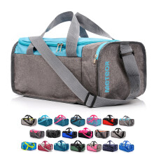 meteor Gym Bag Womens & Mens 20l - Lightweight Sports Holdall with Shoe Compartment & Shoulder Strap - Unisex Travel Duffel - Underseat Cabin Luggage