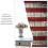 American Flag Curtains Vintage Rustic Wooden Pattern Rod 7