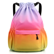 Sarmeley Drawstring Backpack Bags, Printed Drawstring Gym Bag for Men Women Girls Boys Adults, Large Drawstring Bags Waterproof Swimming Bag Draw