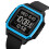 Digital Alarm Watch Waterproof Luminous LED Backlight 50M 7