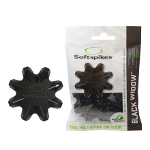 SOFTSPIKES Black Widow Cleat (FTS 3.0), Black, Resealable bag of 1 set