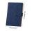 Caderno com Fecho Magnético Azul Escuro 8,54 x 5,83 polegadas 3