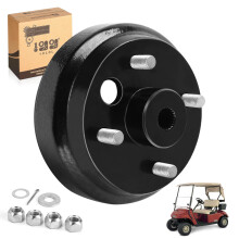10L0L Golf Cart Brake Drum Hub Assembly for EZGO TXT PDS 1982-up Electric & 1982-1993 2-Cycle Gas, Replace OEM# 19186G1P