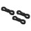PATIKIL Archery D Loop Rope 3 Meters, 3 Pack Bow D Loop String Release Material Nock Wire Nocking Loop Buckle Ring for Compound Bowstring, Black 1