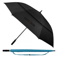 TECKNET Golf Umbrella Large 68 Inch, Windproof Strong Double Canopy Vented, Automatic Open with EVA Grip, Outdoor Sun, Rain, Wind Protection Stick
