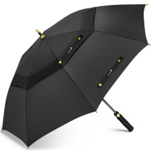 ZOMAKE Golf Umbrella Windproof and Rainproof 62in, Large Umbrella Windproof Strong, Big Golfing Brolly Unbreakable Double Canopy for Men Women