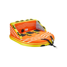 VEVOR Towable Tube for Boating, 1-3 Riders Inflatable Boat Tubes and Towables, 510lbs Water Sport Towable Tube for Boat to Pull - with Full Nylon