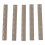 SBGJMY 5-pack Mlok Handguard Protector Rubber Rail Cover Panel for MLOK Handguard System (Tan) 1