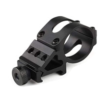 WESLITE 1" 25mm Ring Offset Side 45? Picatinny Rail Mount for Tactical Torch Scope Picatinny Rail Offset 20mm Rail Mounts for Scopes Tactical