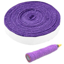ITODA 5M Badminton Tennis Racket Wrap Self-adhesive Big Reel Towel Grip Anti Slip Racquet Grip Sweatband Tape Wraps Racket Grip Tape Tennis Overgrip