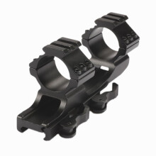BILLION DUO Dual Ring Scope Mount Cantilever Mount, 30mm / 1" 25.4mm Scope Ring QD Base Mount for 20mm Rail (LD-3001-K)