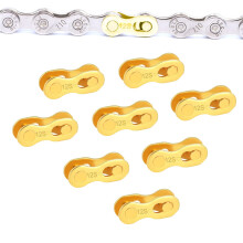 SUNTRADE 8 Pairs Bicycle Missing Link, 6/7/8/9/10/11/12 Speed Bike Chain Connector Lock Set, MTB Road Bicycle Connector for Quick Master Link Joint