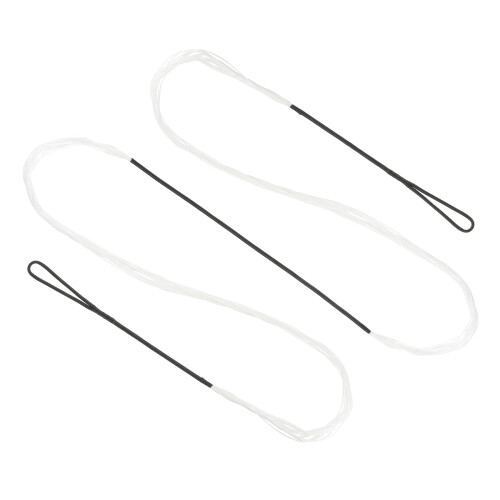 PATIKIL Recurve Bow String, Archery Bowstrings Replacement 14 Strands Longbow String for Universal Archery Equipment, White AMO 60"(Actual 56")