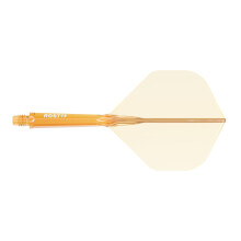 CUESOUL ROST 77 Integrated Dart Shaft and Flight,Big Standard Shape,Set of 3(clear color series)