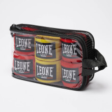 LEONE 1947 Hand Wraps Multipack, Pack x 3-AB705P Unisex-Adult, Red/White, 350 cm