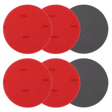 YELARXI Bowling Ball Sanding Pads, Hook and Loop Sanding Sponge Discs - Fitting for (Bowling Ball Polisher - Orbital Sander - Resurfacing) Grit 600 &