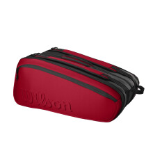 Wilson Super Tour 15PK Clash V2.0 Racket, Adults Unisex, Black/Red/ (Multicolor), One Size