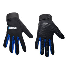 BYTE SKIN HOCKEY GLOVES BLACK ROYAL (MEDIUM)