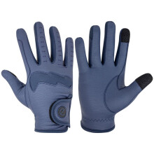 eGlove eQUEST GripPro LITE - Lightweight, Breathable and Grippy - Touchscreen Riding Gloves (Blue/Blue (2024), X-Large)