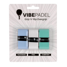 VIBEPADEL | Padel Grip for Tacky Feel | Grip 'n' Rip Padel Overgrip | Padel Racket Grip Tape | Padel, Pickleball, Squash and Badminton Racket Grip