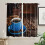 Coffee Cup Pattern Curtains for Living Room Kitchen Bedroom 4