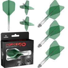 Mission Darts Force 90 | Integrated Precision Moulded Dart Flight And Shaft System, Pack of 3 Professional Highly Durable Combined Dart Flights And