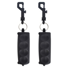 Marjoramy Archery Arrow Puller 2 Pack, Rubber Archery Arrow Gripper, with Keychain, Remover Gripper with Quick Release Clip, for Outdoor Target