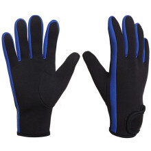 Wetsuit Gloves 3mm Neoprene Anti-slip Thermal Diving Gloves with Adjustable Wrist Strap for Men Women Teens Scuba Diving Snorkeling Kayaking Swimming