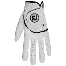 FootJoy Junior Golf Glove Right Hand (for Left-Handed Golfer), White/Black, L